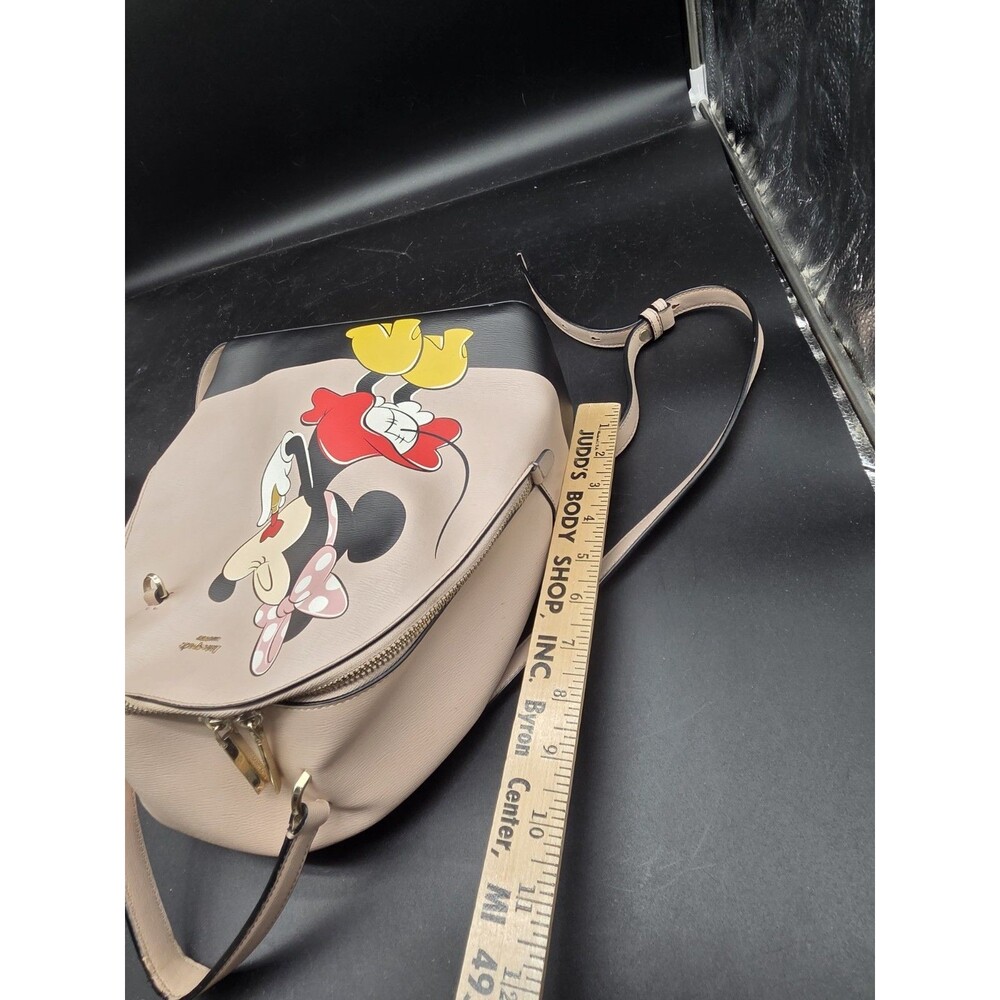 Kate Spade x Disney Minnie Mouse Medium Black and Pink Backpack - Picture 16 of 16